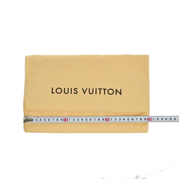 LOUIS VUITTON Logo 10 Set Dust Bag Drawstring Canvas Cotton Beige Brown - Picture 3 of 16